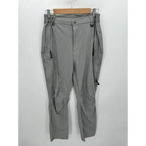 Outdoorsports Nylon Pants Men Small Gray Lightweight Hiking Outdoors Pockets
